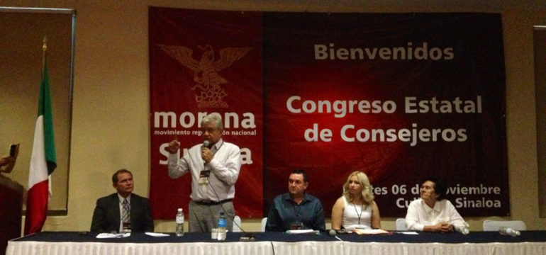 6 nov 2012 Congreso MORENA Sinaloa