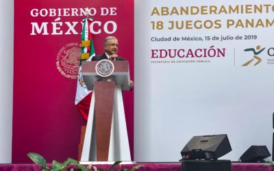 15-07-2019 ABANDERAMIENTO DE LA DELEGACION MEXICANA DE LOS JUEGOS PANAMERICANOS DE LIMA PERU 2019 FOTO 014