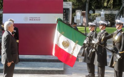 23-11-2019 DIA DE LA ARMADA DE MEXICO ROTONDA DE LAS PERSONAS ILUSTRES CIUDAD DE MEXICO FOTO 01