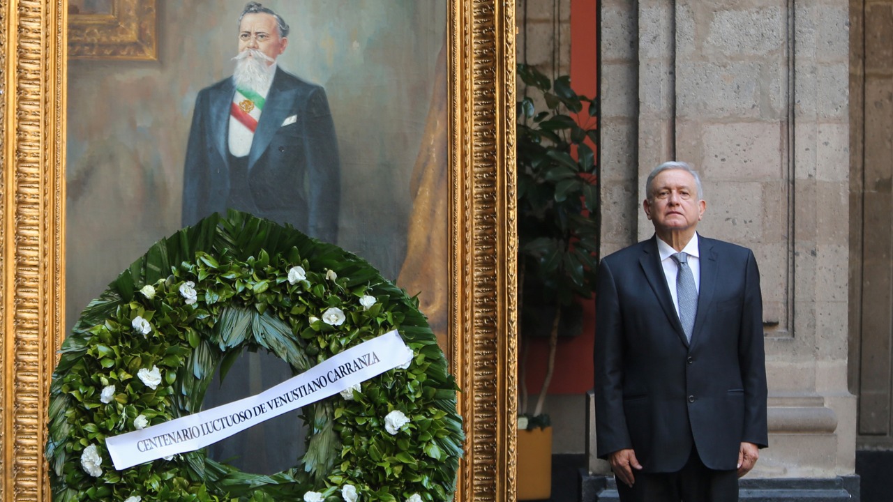 Presidente conmemora Centenario Luctuoso de Venustiano Carranza – AMLO