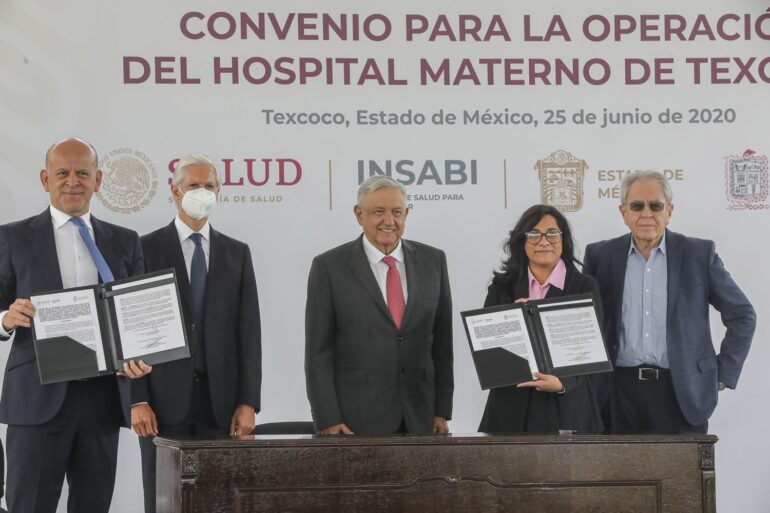 25-06-2020 CONVENIO PARA LA OPERACION DEL HOSPITAL MATERNO DE TEXCOCO ESTADO DE MEXICO FOTO 04