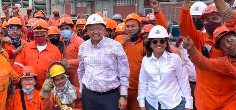 25-09-21 Presidente supervisa modernizacion y construccion de refinerias de Pemex