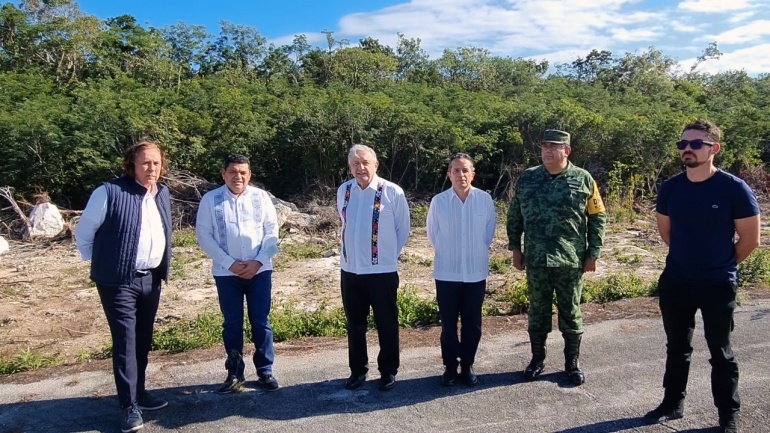 30-01-22 Supervisión del Tren Maya y terrenos para conservación del ambiente-PRESIDENTE AMLO