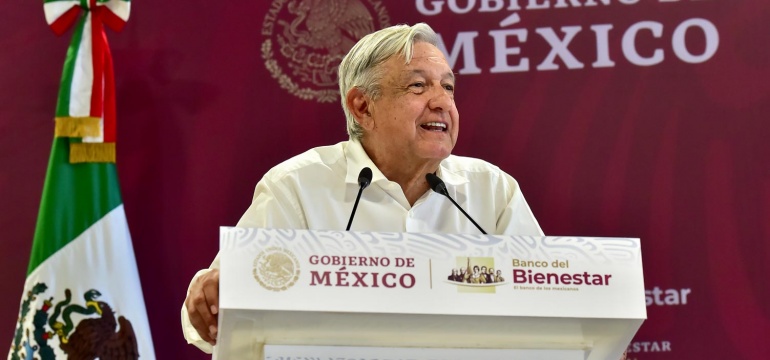 2023-02-10 Presidente AMLO - Banco del Bienestar - Yucatan - Foto 09