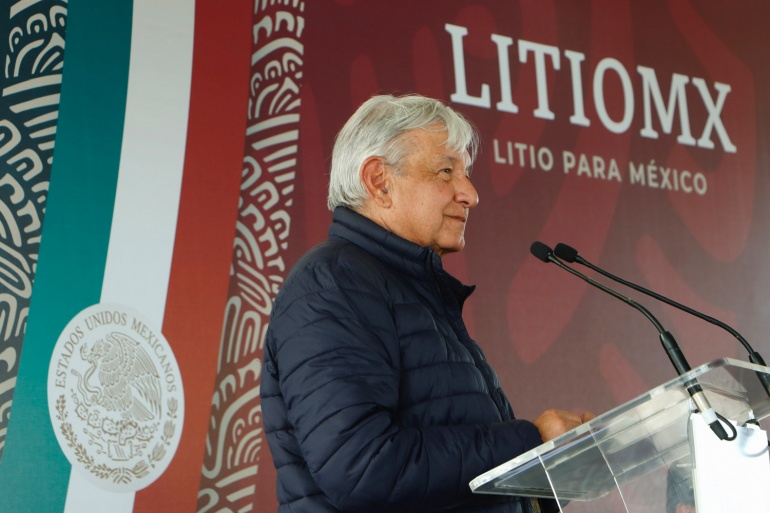 2023-02-18 Presidente AMLO - Decreto sobre nacionalizacion del litio - Sonora - Foto 06