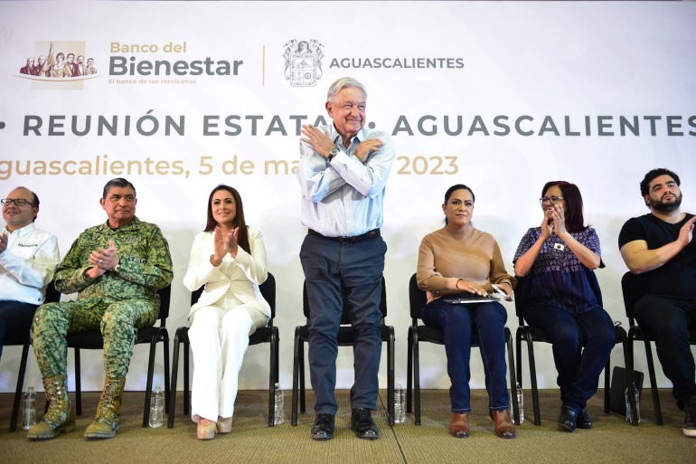 2023-03-05 Presidente AMLO - Banco del Bienestar - Aguascalientes - Foto 17
