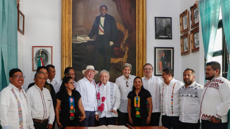 2023-03-21 Presidente AMLO - 217 Aniversario del Natalicio de Benito Juarez - Oaxaca - Foto 21
