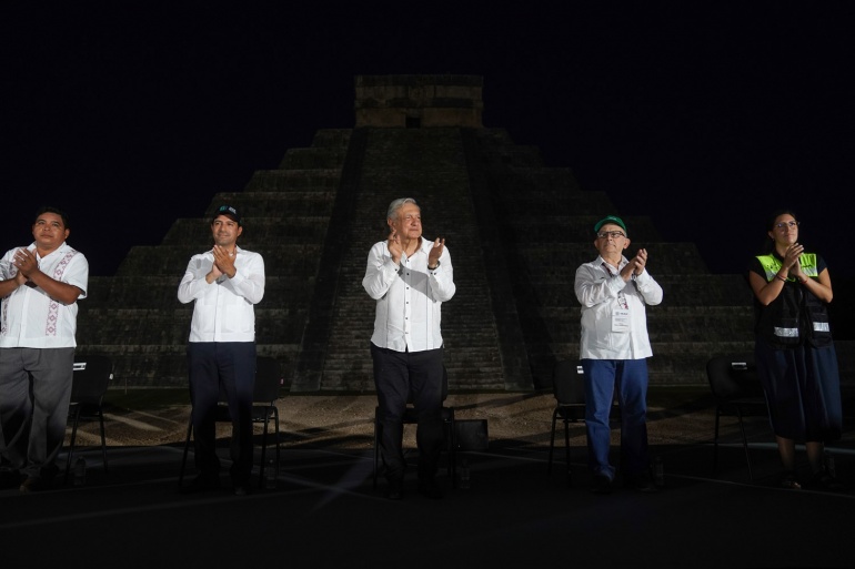 2023-09-02 Presidente AMLO - Recuperación de la memoria y la grandeza de la civilizacion maya - Quintana Roo - Foto 01