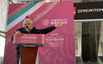 2023-09-15 Presidente AMLO - Inauguracion de El Insurgente Tren Interurbano Mexico-Toluca - Foto 09
