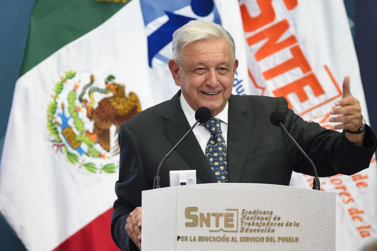 2023-10-24 Presidente AMLO - Conferencia Internacional de Educacion - Ciudad de México - Foto 09