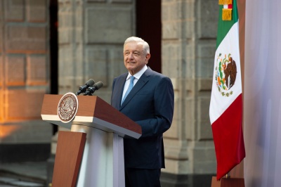 2023-11-07 Presidente AMLO - Abanderamiento de la Delegacion Mexicana - Palacio Nacional - Foto 13