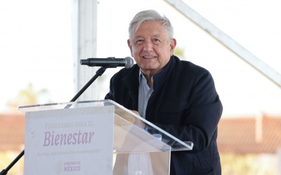 2023-11-11 Presidente AMLO - Programas para el Bienestar - San Felipe - Baja California - Foto 07