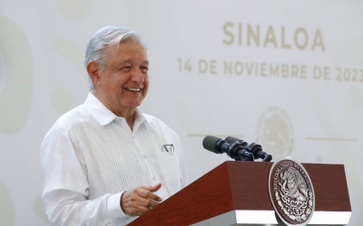 2023-11-14 Presidente AMLO - Conferencia de prensa matutina - Sinaloa - Foto 01