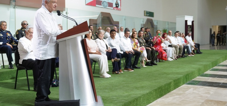 2023-12-01-Presidente-AMLO-Inauguracion-Aeropuerto-Internacional-Felipe-Carrillo-Puerto-Tulum-Quintana-Roo-Foto-12