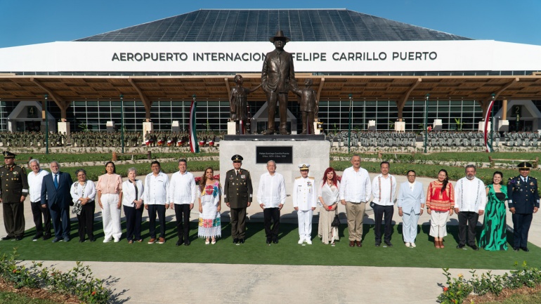 2023-12-01-Presidente-AMLO-Inauguracion-Aeropuerto-Internacional-Felipe-Carrillo-Puerto-Tulum-Quintana-Roo-Foto-28
