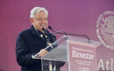 2023-12-08 Presidente AMLO - Programas para el Bienestar - Atlacomulco - Estado de Mexico - Foto 07