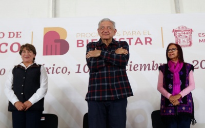 2023-12-10 Presidente AMLO - Programas para el Bienestar - Toluca - Estado de México - Foto 04