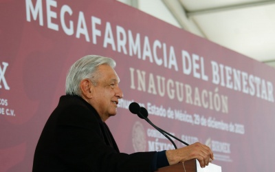 2023-12-29 Presidente AMLO - Inauguracion de la Megafarmacia para el Bienestar - Estado de Mexico - Foto 10