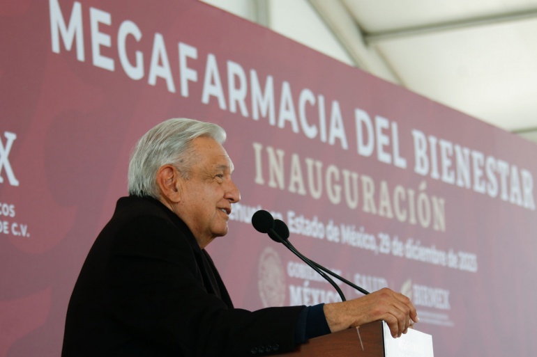 2023-12-29 Presidente AMLO - Inauguracion de la Megafarmacia para el Bienestar - Estado de Mexico - Foto 10