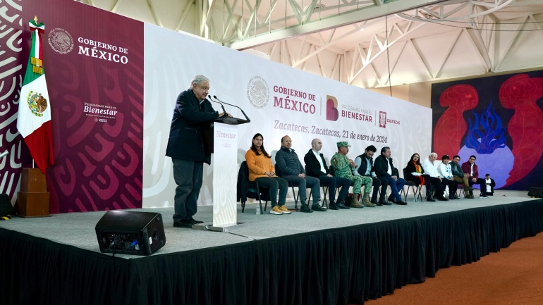 2024-01-21 Presidente AMLO - Programas para el Bienestar - Zacatecas - Foto 04