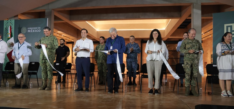 2024-02-28 Presidente AMLO - Inauguración del Gran Museo de Chichen Itza - Yucatan - Foto 15