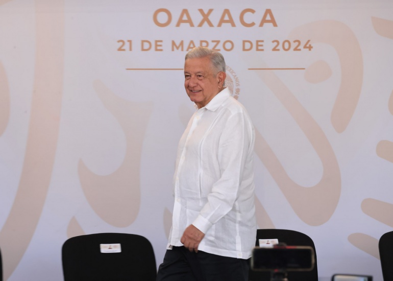 2024-03-21 Conferencia de prensa matutina - Oaxaca - Foto 02